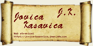 Jovica Kasavica vizit kartica